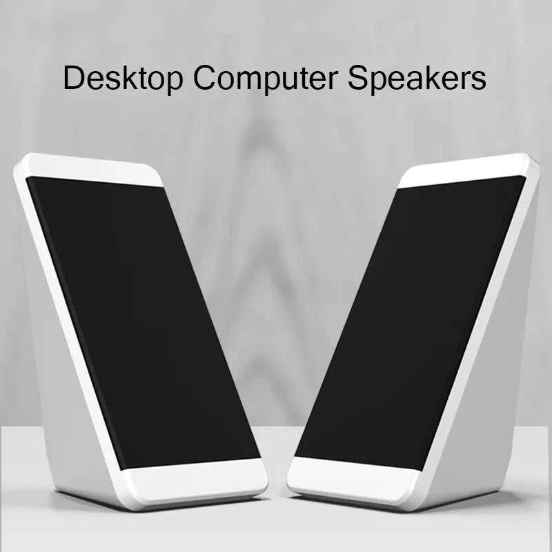 "Portable USB Stereo Computer Speaker System for Laptop - Powerful Sound Box with Bocina Baffle Acoustics"