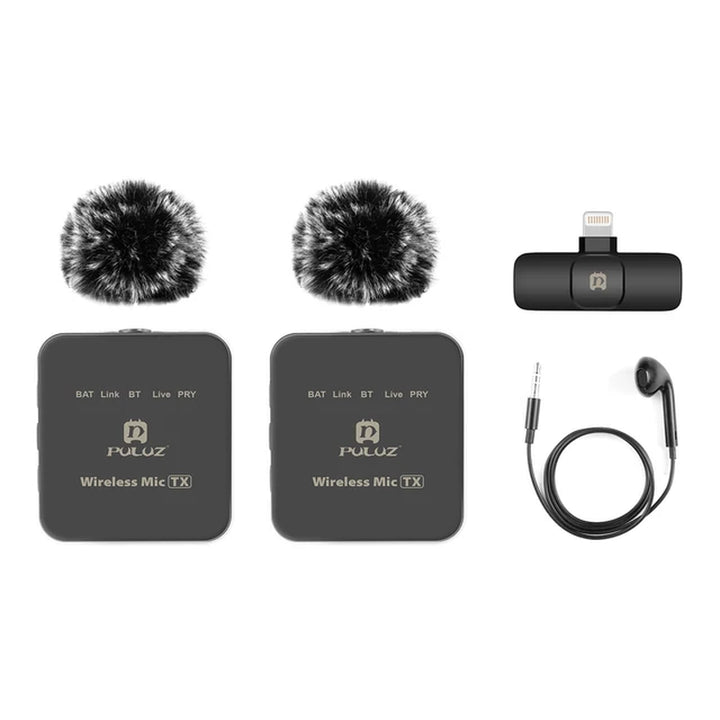 "Ultimate Wireless Microphone System for Seamless Live Streaming and Vlogging - Perfect for Interviews, Smartphones, Computers, and Cameras with 10M Transmission Range"