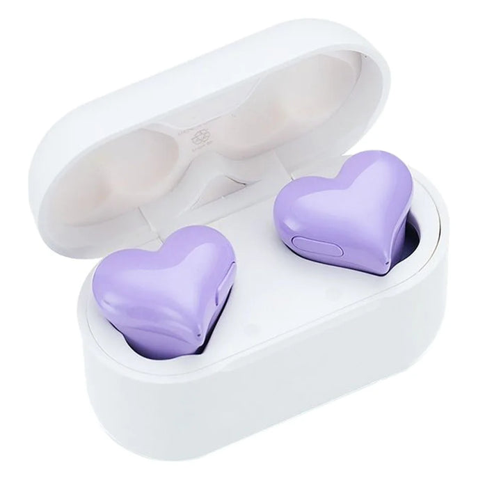 Premium Heartbeat Wireless Bluetooth Earbuds – The Perfect Gift for Her