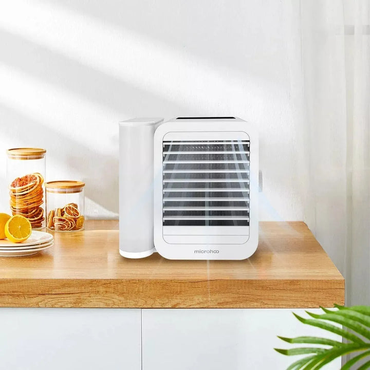 "Mini Portable Air Conditioner Fan with Aromatherapy Diffuser and Fast Cooling Technology - 1000ML Capacity"