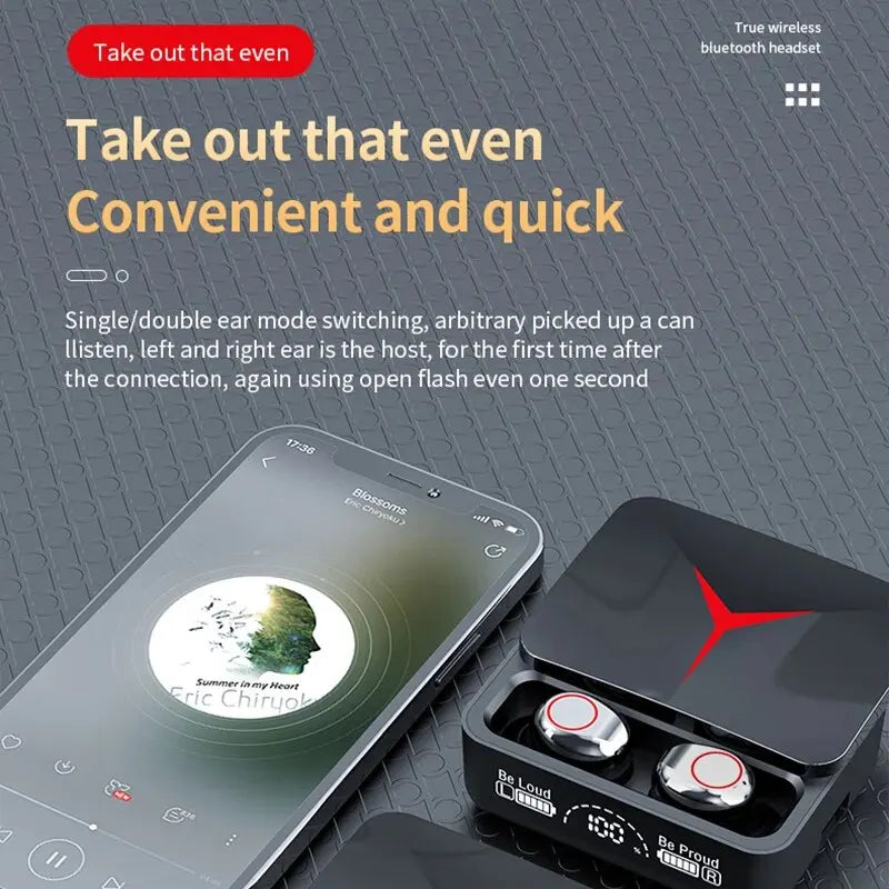 Wireless Gaming Earbuds with Bluetooth 5.3 and Mic for iPhone Xiaomi