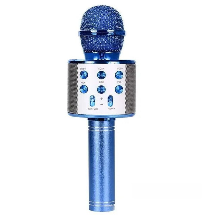 Spectacular Karaoke Mic - For Adults and Kids - Rechargeable Bluetooth Speaker with Wireless Microphone and Voice Changer