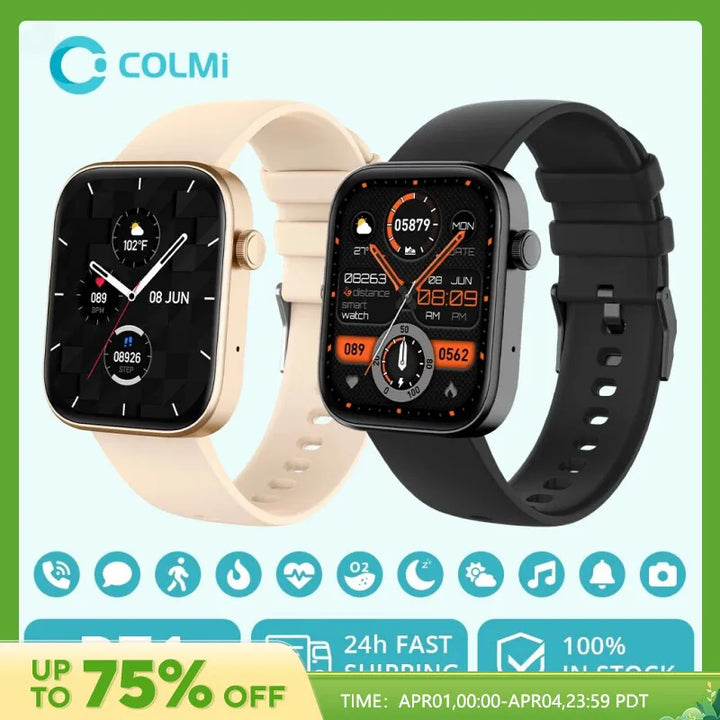 " P71 Smartwatch: Your Ultimate Health Companion with Voice Calling, IP68 Waterproof, Smart Notifications, and Voice Assistant for Men and Women"