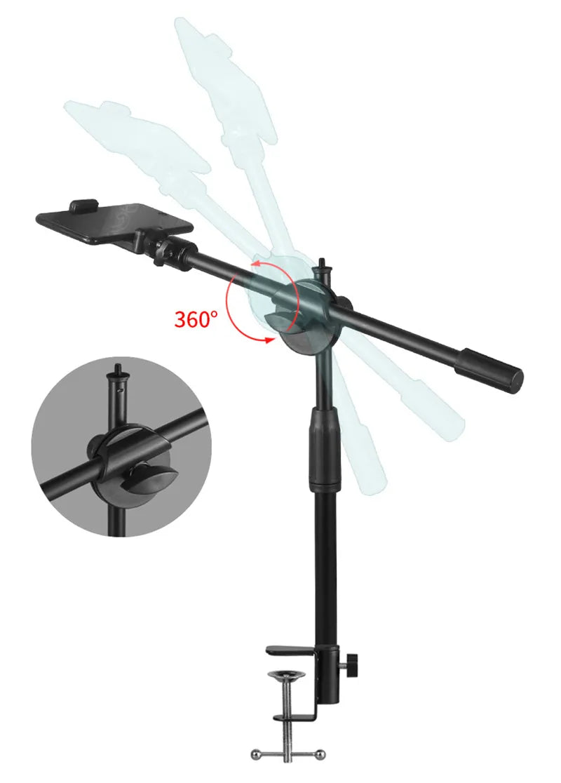 "Tabletop Smartphone Video Shooting Kit with Ring Light"