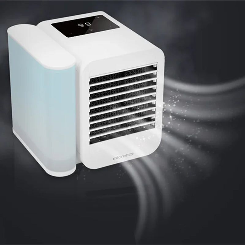 "Mini Portable Air Conditioner Fan with Aromatherapy Diffuser and Fast Cooling Technology - 1000ML Capacity"