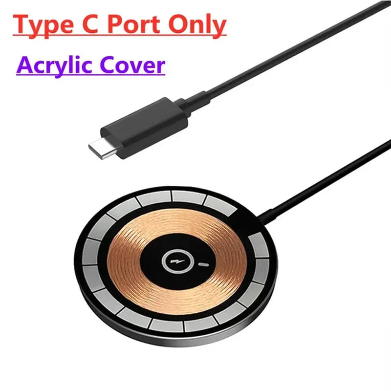 "Ultimate 100W Magnetic Wireless Charger Pad for iPhone, Airpods & More - Fast Charging Station with Macsafe PD Technology"