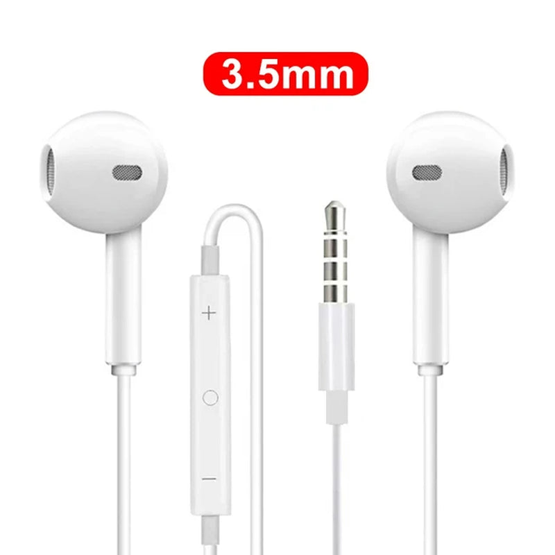 "Premium Wired Headphones for Apple iPhone - Compatible with Multiple Models and Bluetooth Earbuds Included"