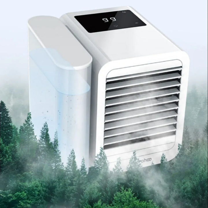 "Mini Portable Air Conditioner Fan with Aromatherapy Diffuser and Fast Cooling Technology - 1000ML Capacity"