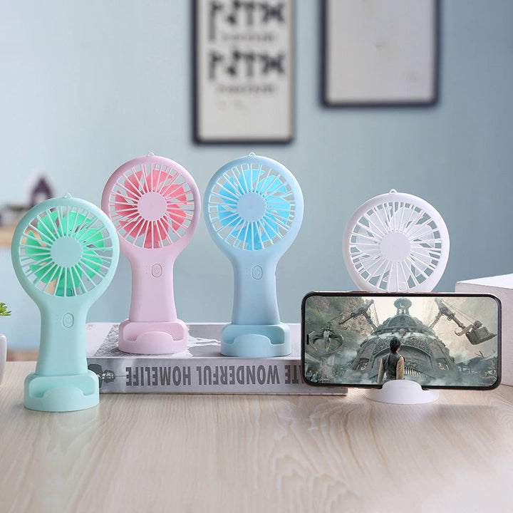 "Catapult Pocket Hand-Held Fan: Portable USB Mini Fan for Wedding Gift"