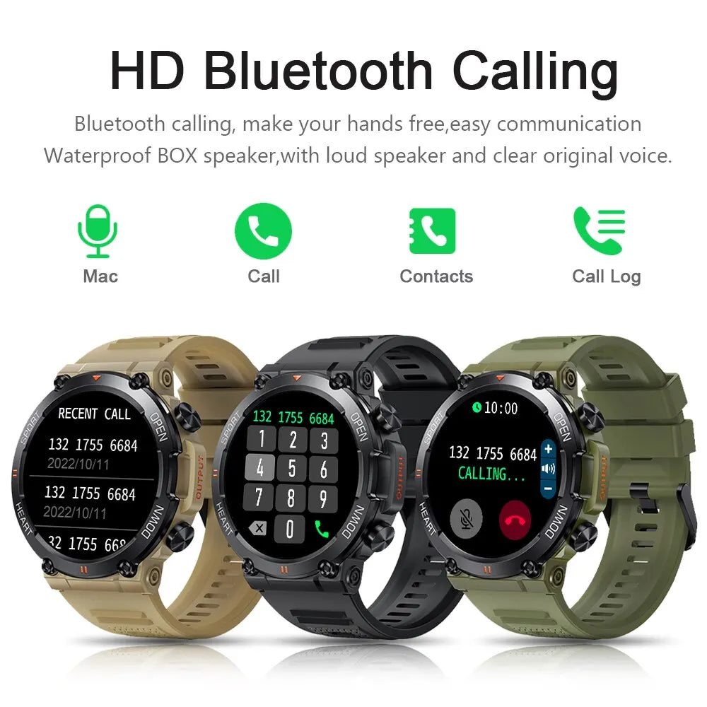 Ultimate Fitness Companion:  HD Smart Watch with Bluetooth Call, Heart Monitor, and Sports Tracker for Android and IOS - K56"