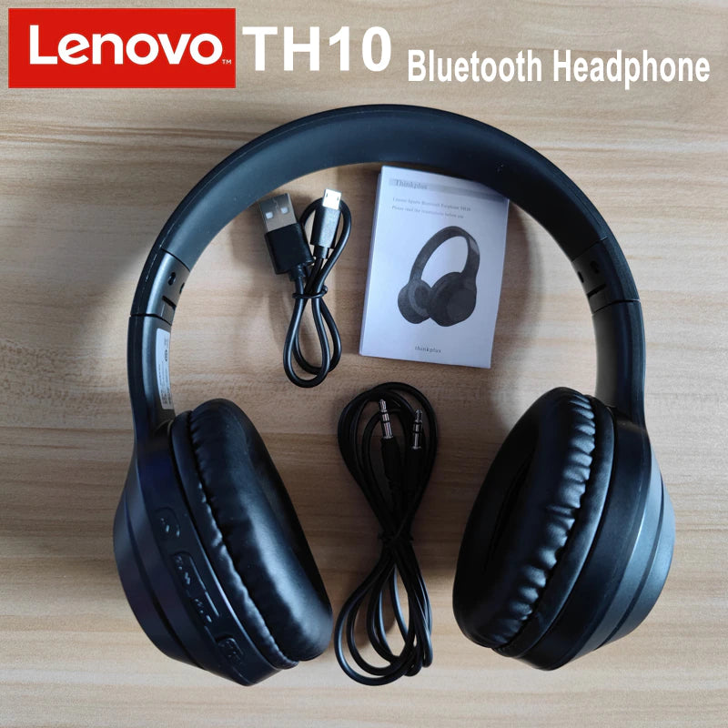 Thinkplus TH10 Stereo Headphone Bluetooth Earphones Music Headset with Mic for Mobile Xiaomi Iphone Sumsamg Android IOS