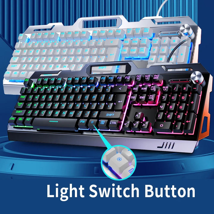 Keyboard Gaming Wired Laptop Desktops PC Computer Office Accessories Low Profile Gamer Keyboards with Numpad