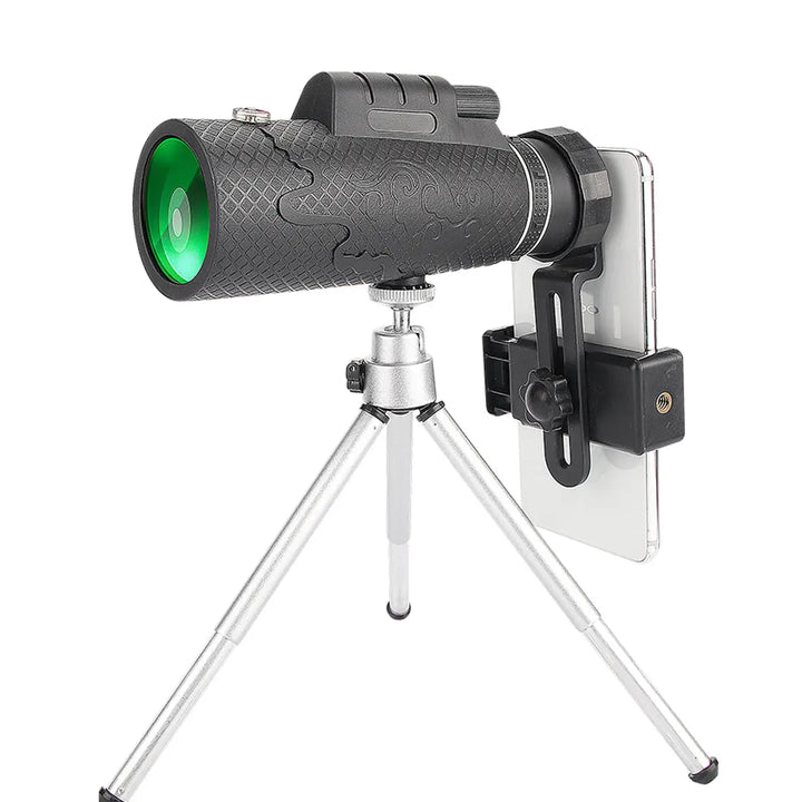 60X60 Phone Telescope HD Monocular Life Waterproof Telescope Outdoor Portable Telescope with Tripods - Divo Arc Enterprise LLC