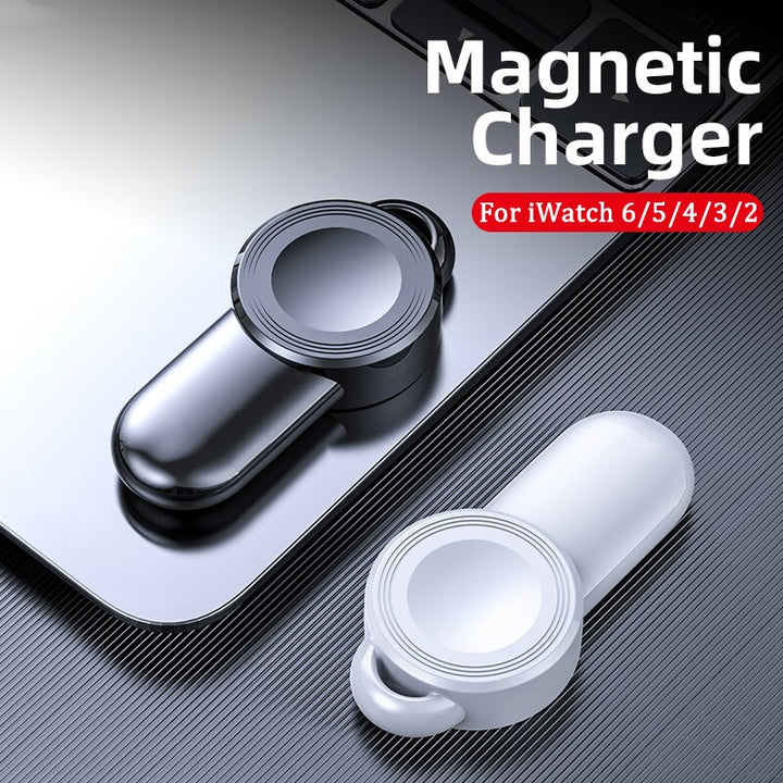 Mini Portable Magnetic Wireless Charger for Apple Watch 7 6 5 4 3 2 Smartwatch Fast USB Charger Adapter for Iwatch7 Iwatch6 5 4