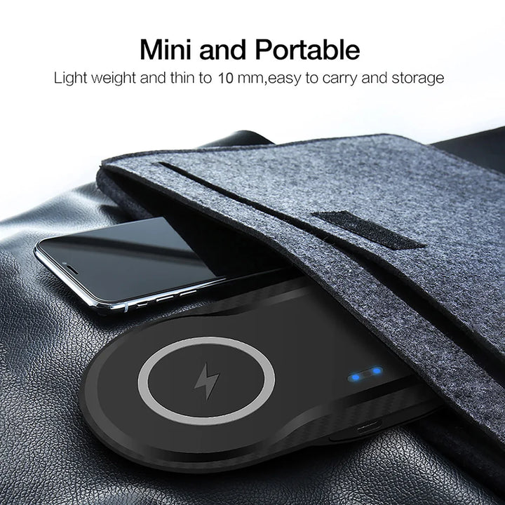 Double 2 in 1 Fast Wireless Charger Pad 40W Dual Charging Station for Iphone 14 13 12 11 XS XR X 8 Airpods 3 Pro Samsung S22 S21